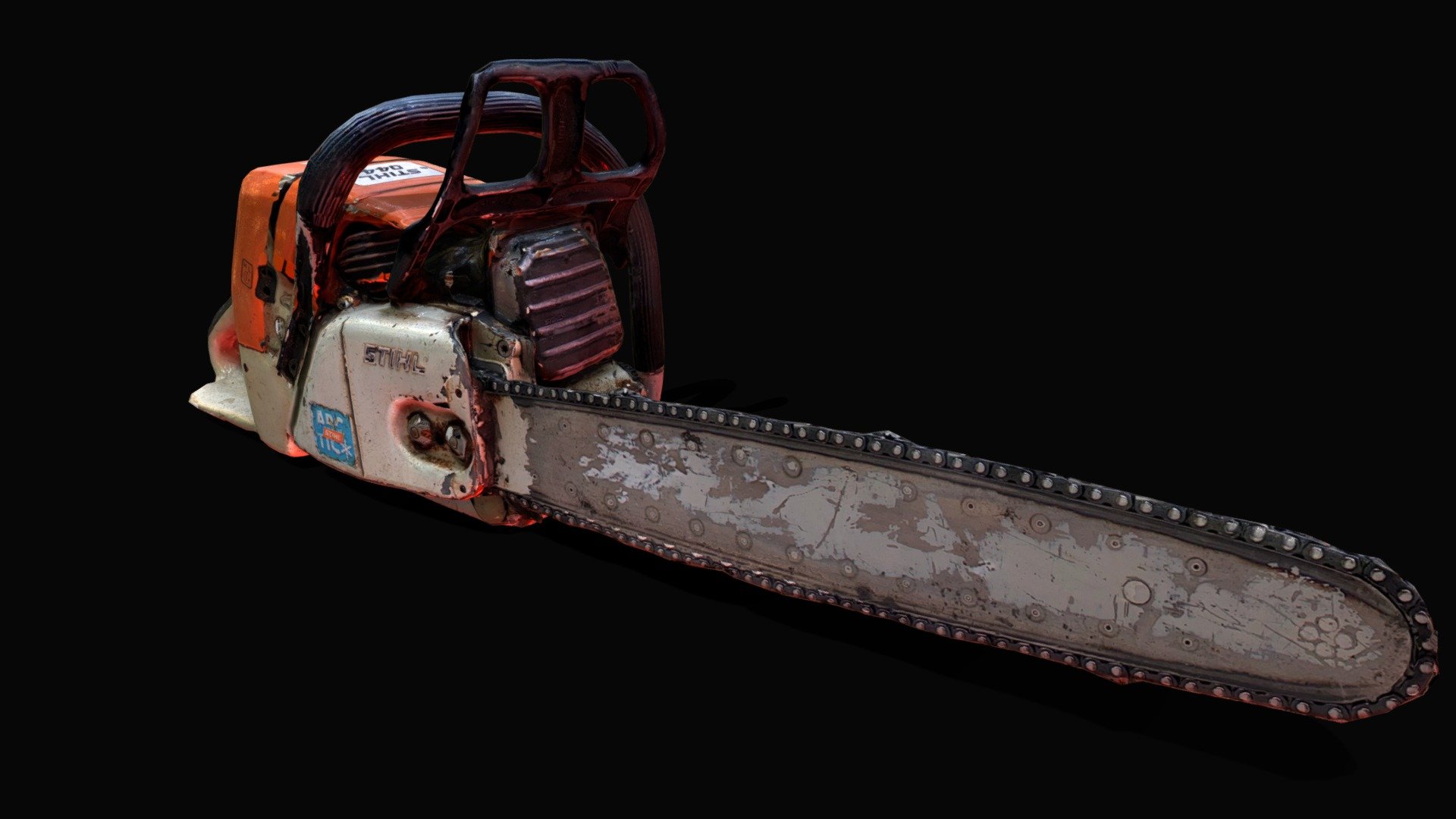 Chainsaw Photoscan Medpoly 3d model