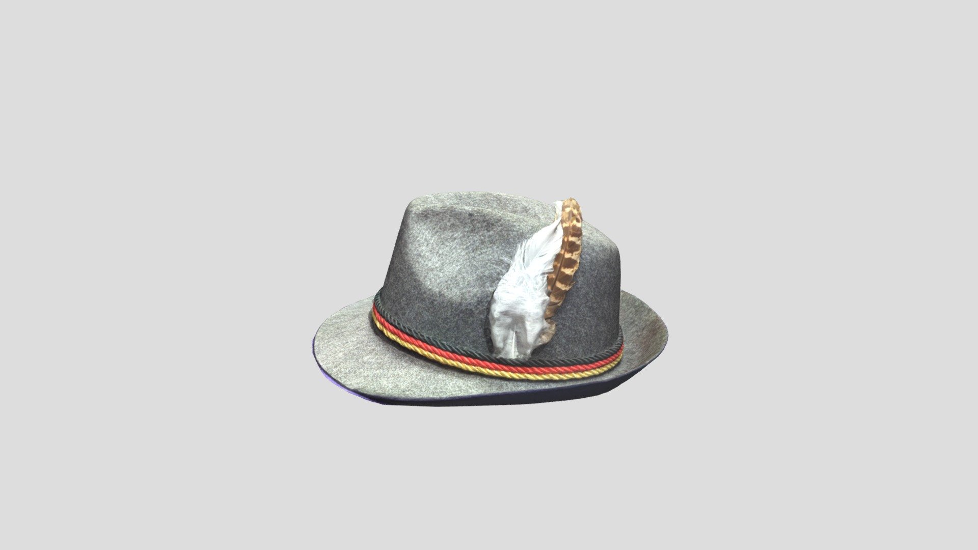 Bavarian-style German hat 3d model