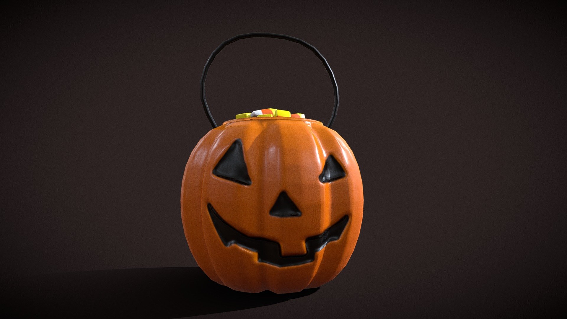 Pumpkin_Candy_Pail 3d model