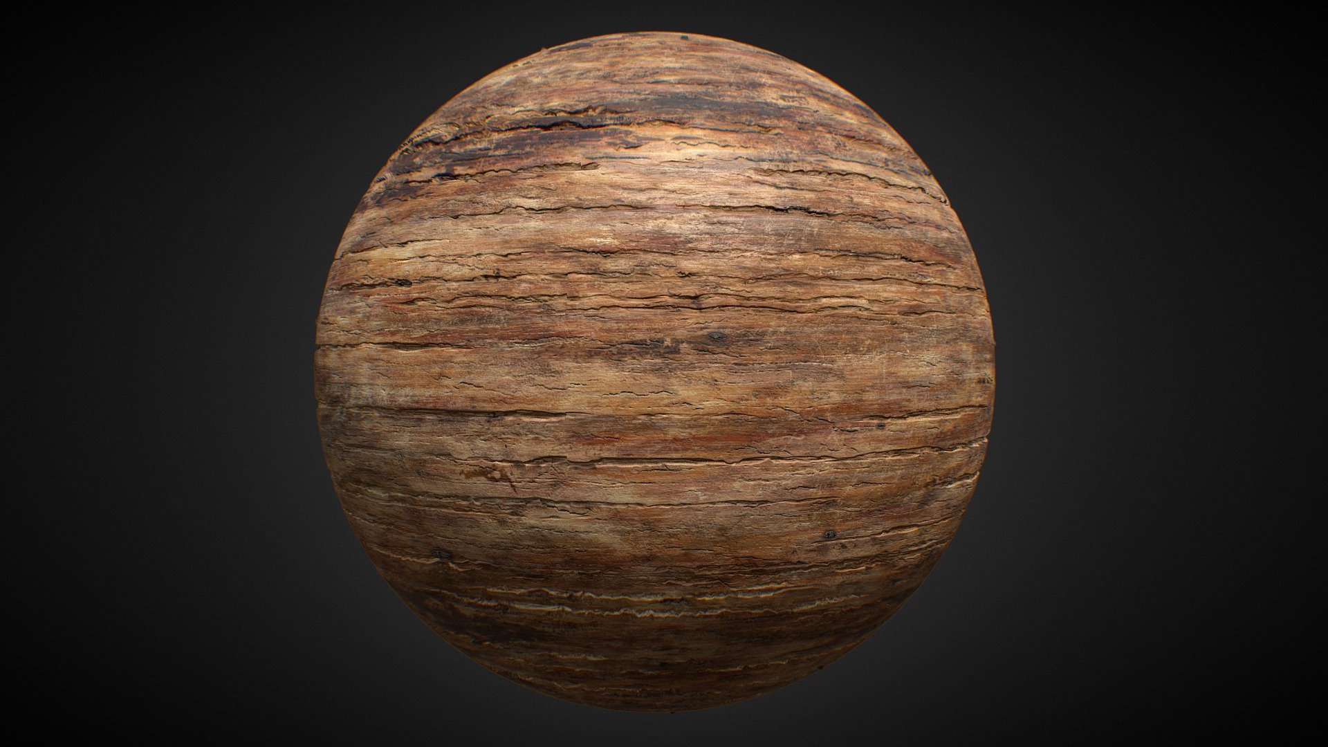 Rustic Wood Material 1 3d model