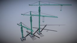 Liebherr 630 EC-H 40 Tower Crane (Green)