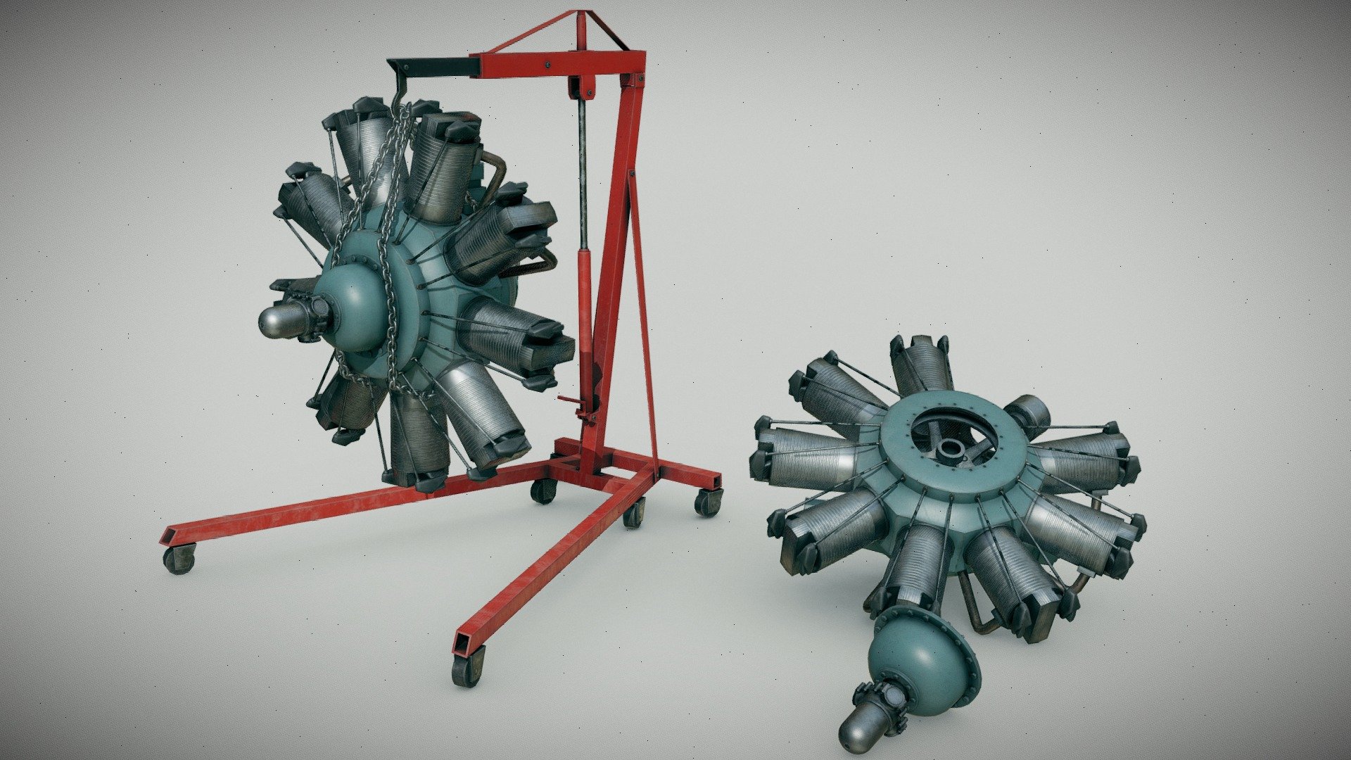 Radial Engine 3d model