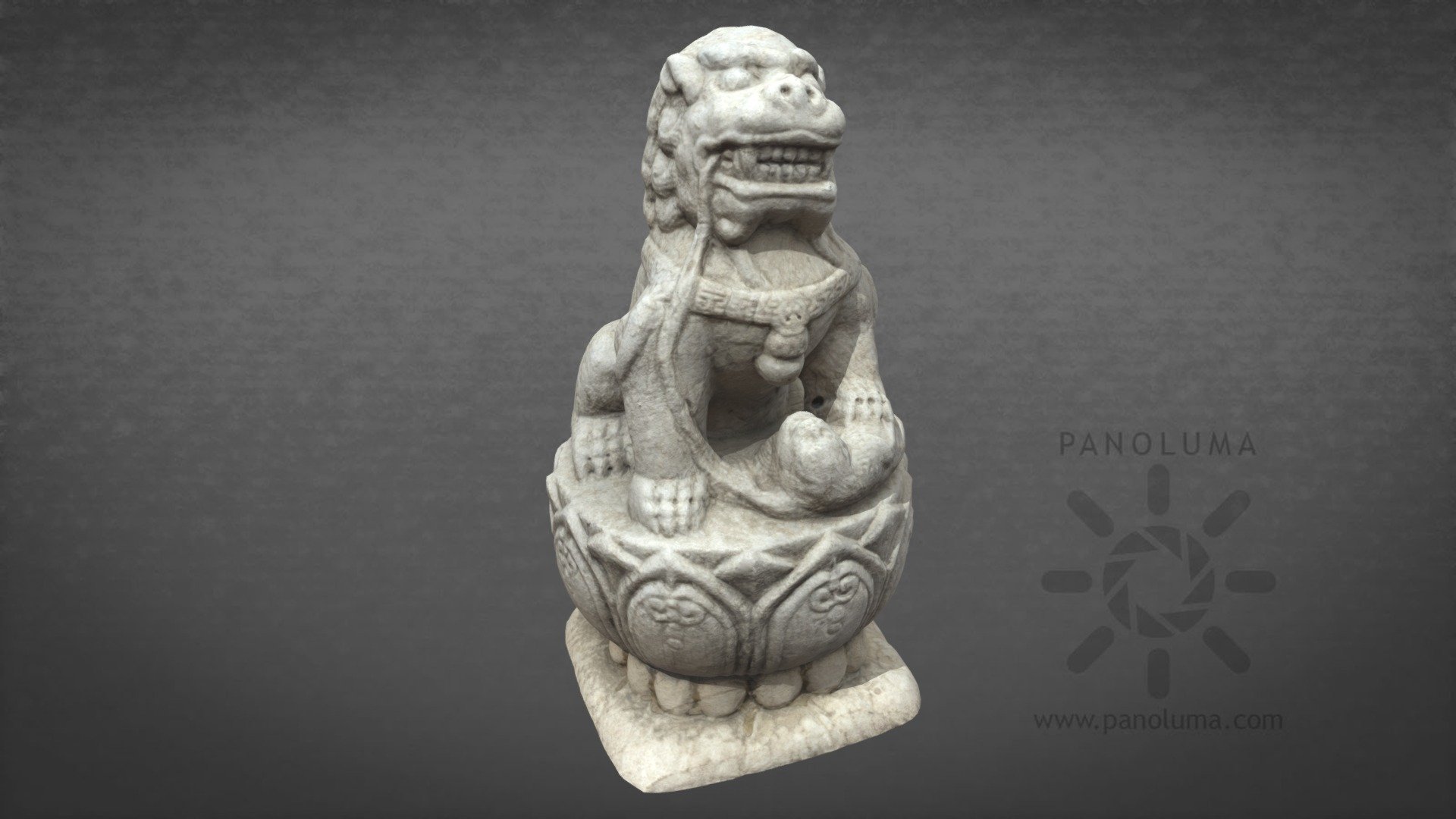 Chinese Lion Statue 3d model