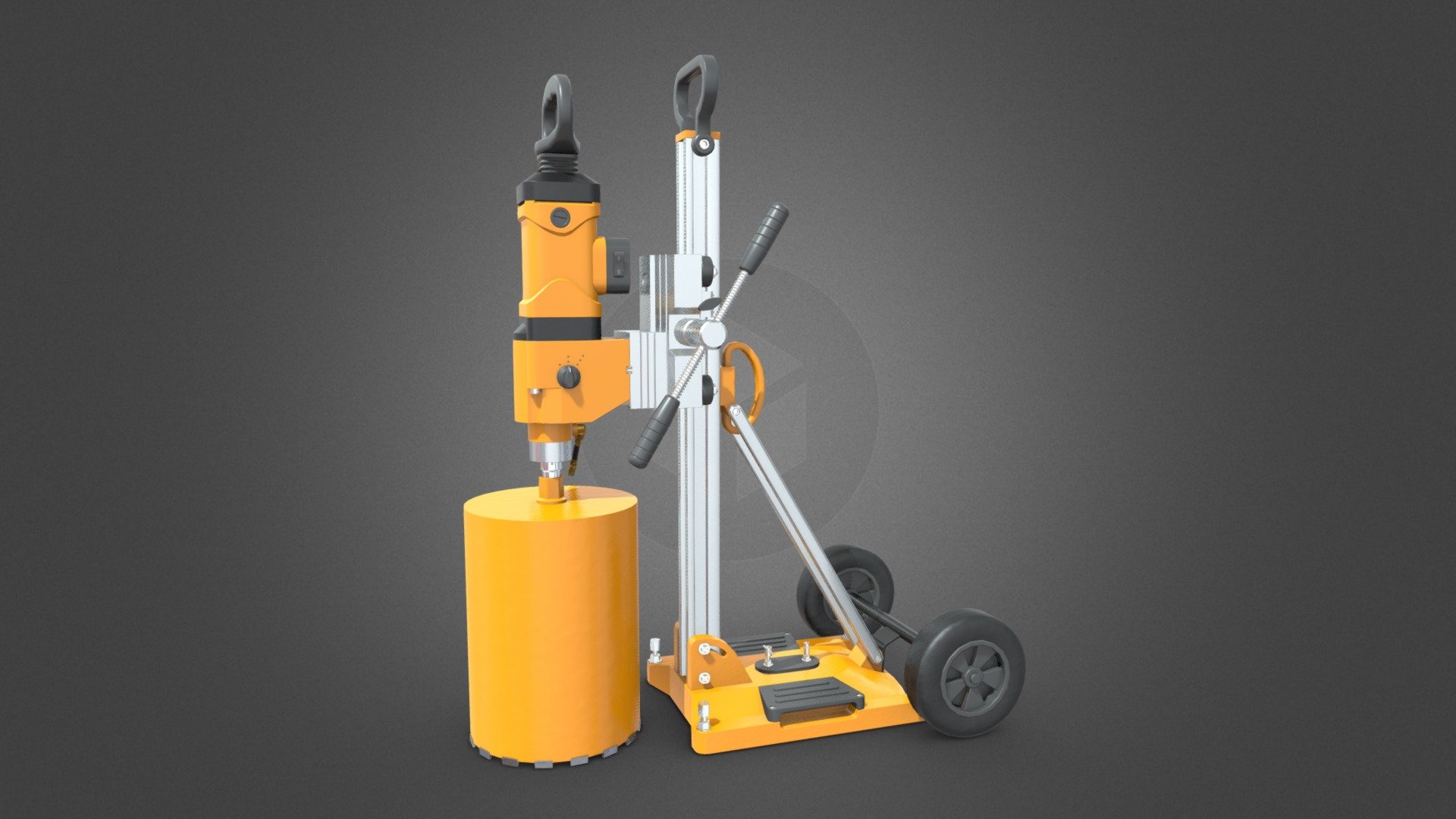 Concrete Coring 3d model