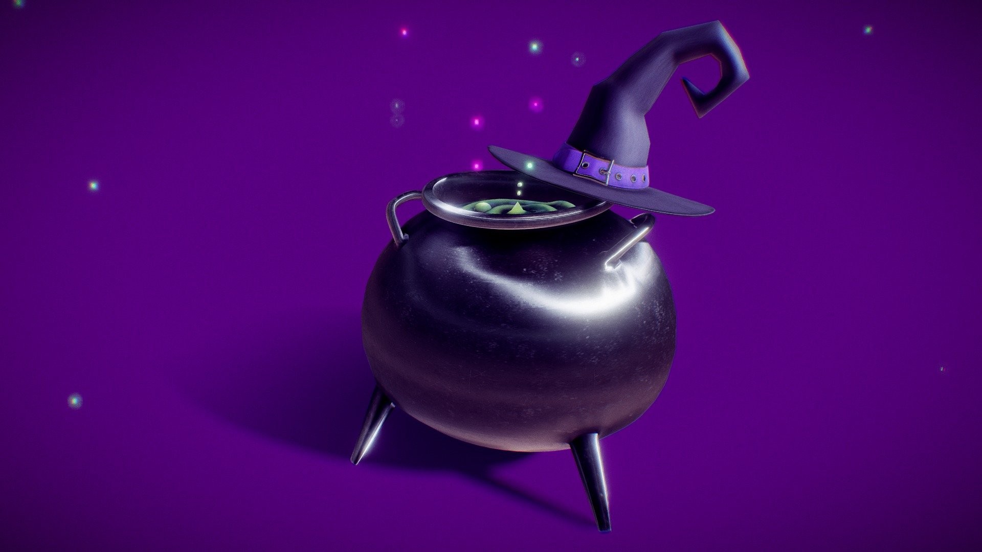 Witchs potion 3d model