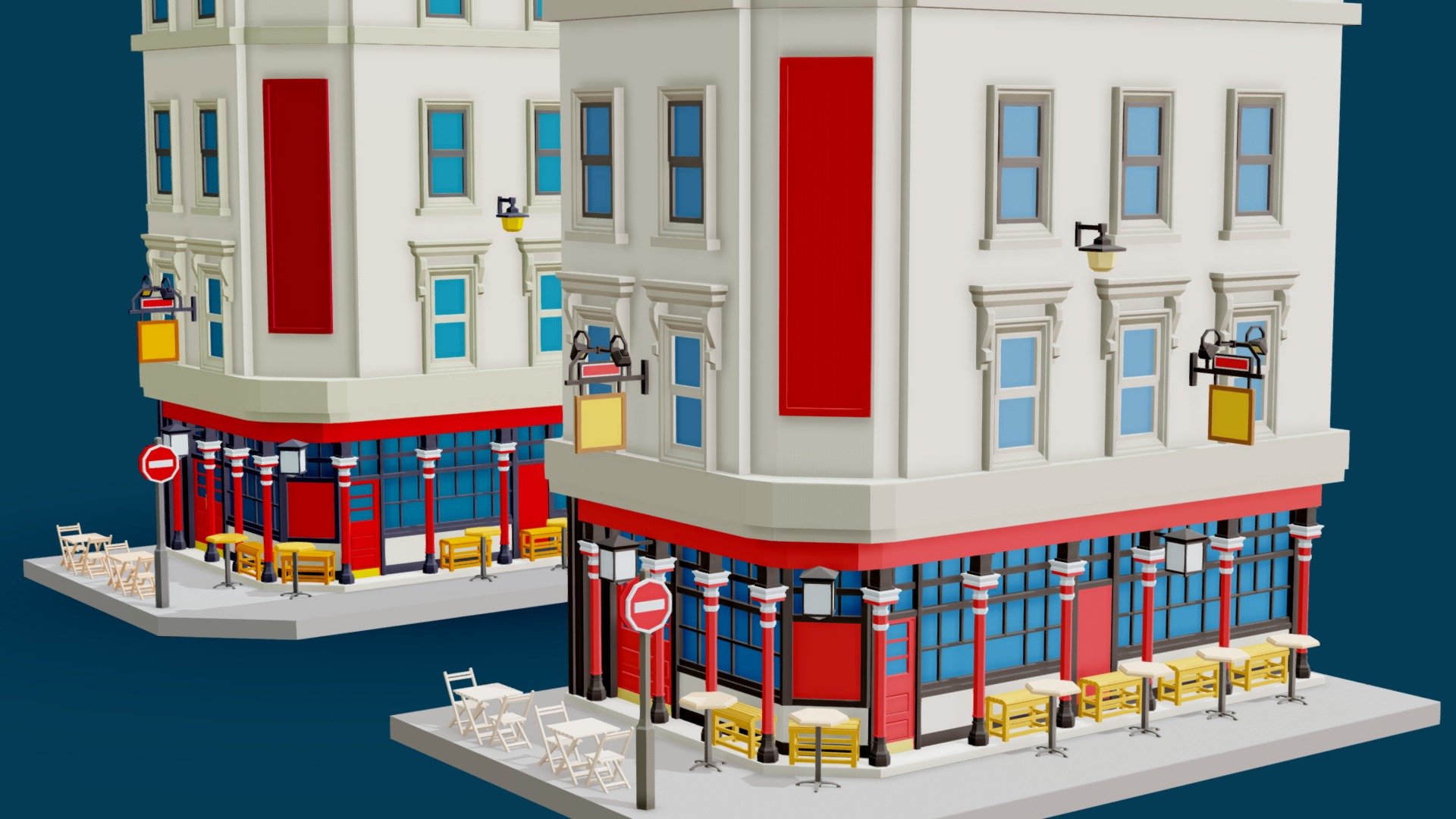 FM polygon UK The Coach and Horses SOHO 3d model