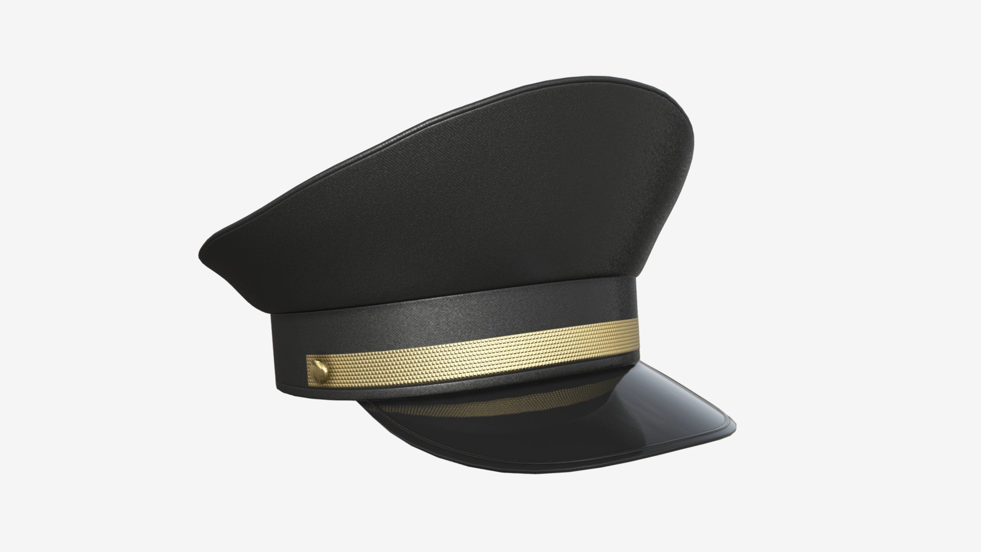 Peaked Cap Casual 3d model