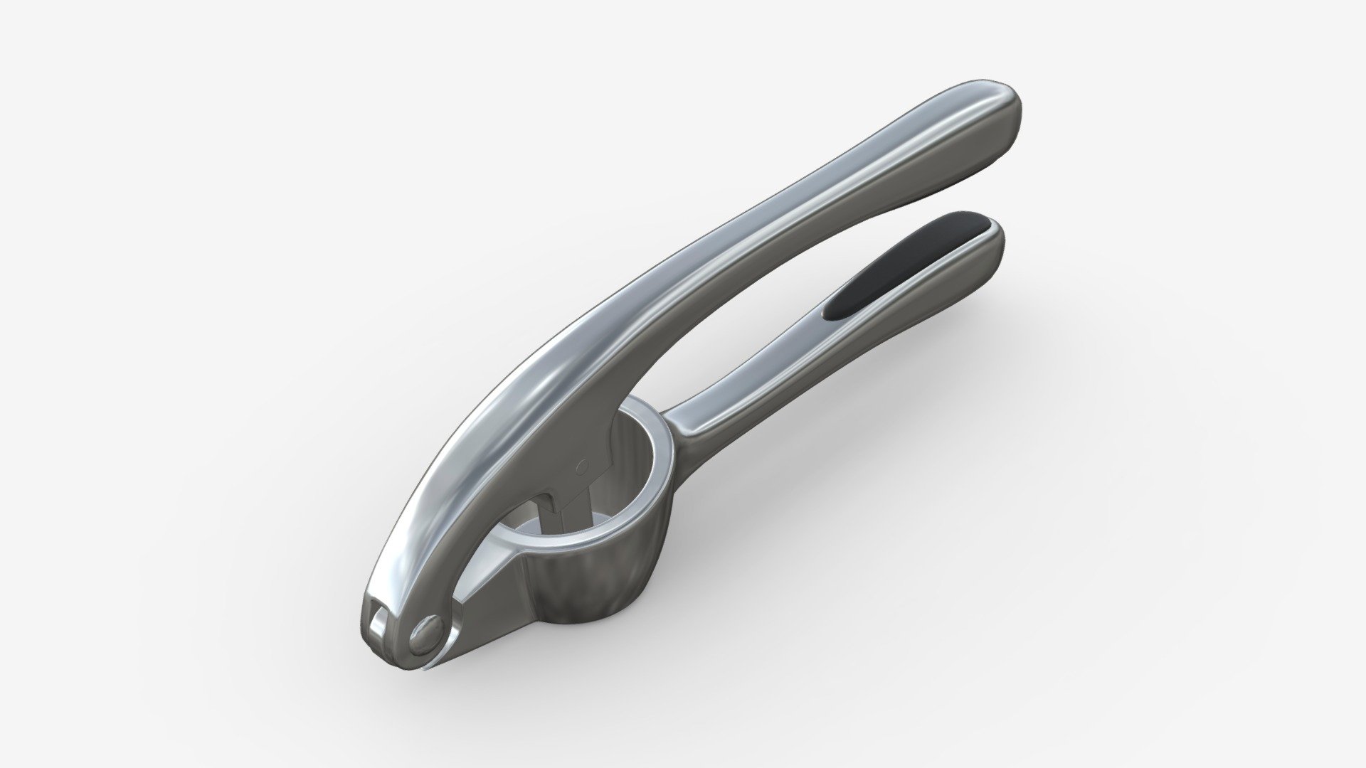 Manual garlic press 3d model