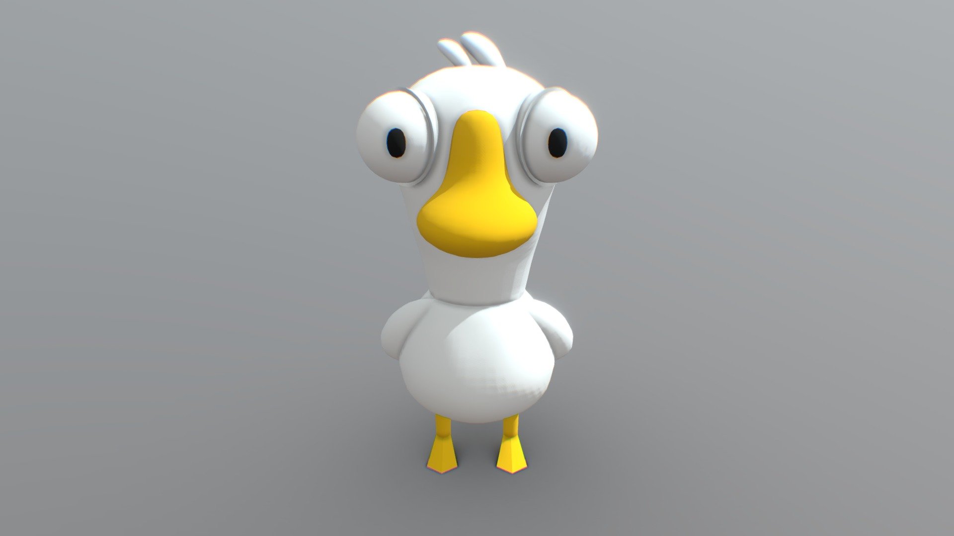 GOOSE!!!!!!!!! (Fan-art) (Goose Goose Duck) 3d model