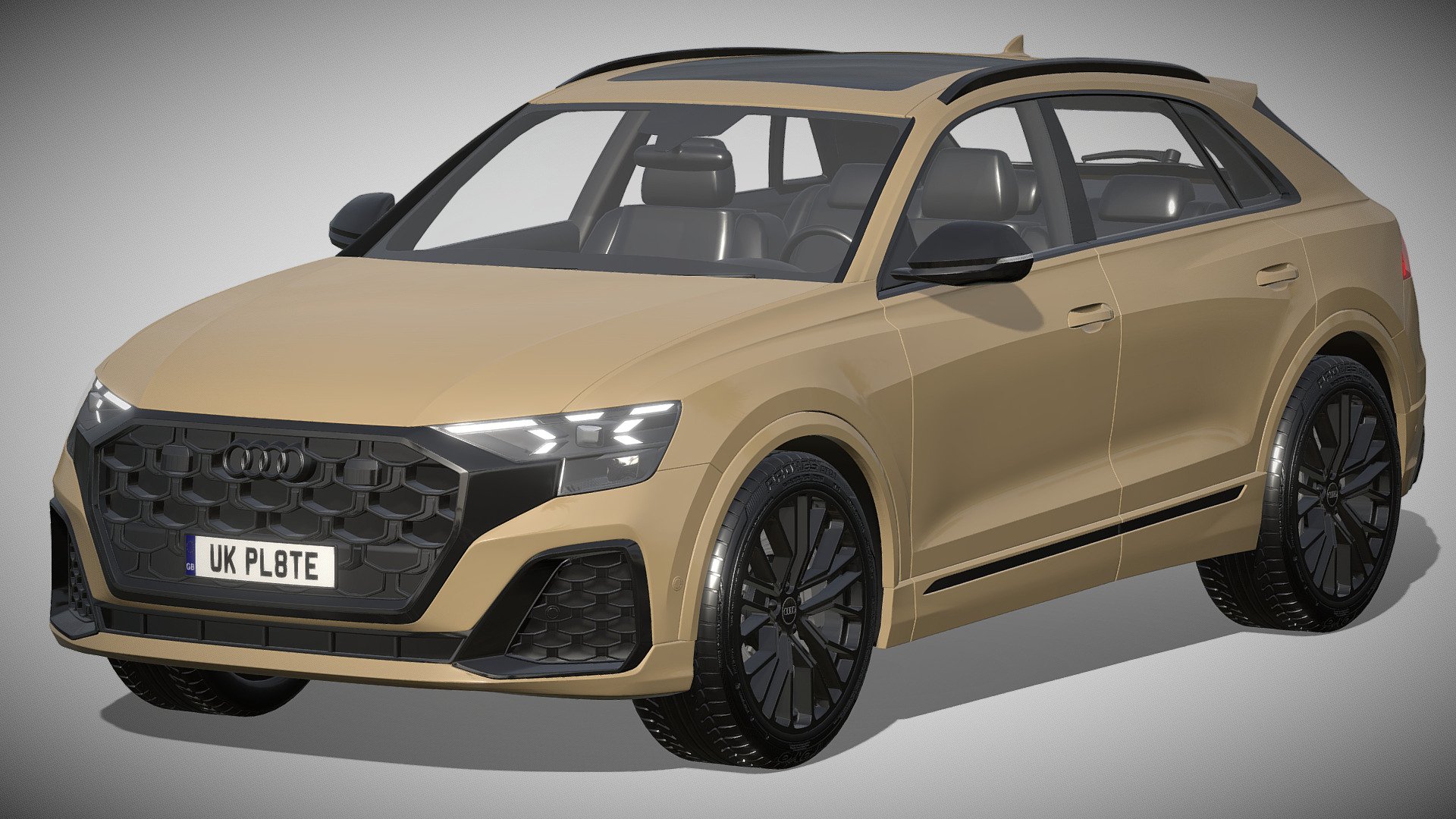 Audi Q8 2024 3d model