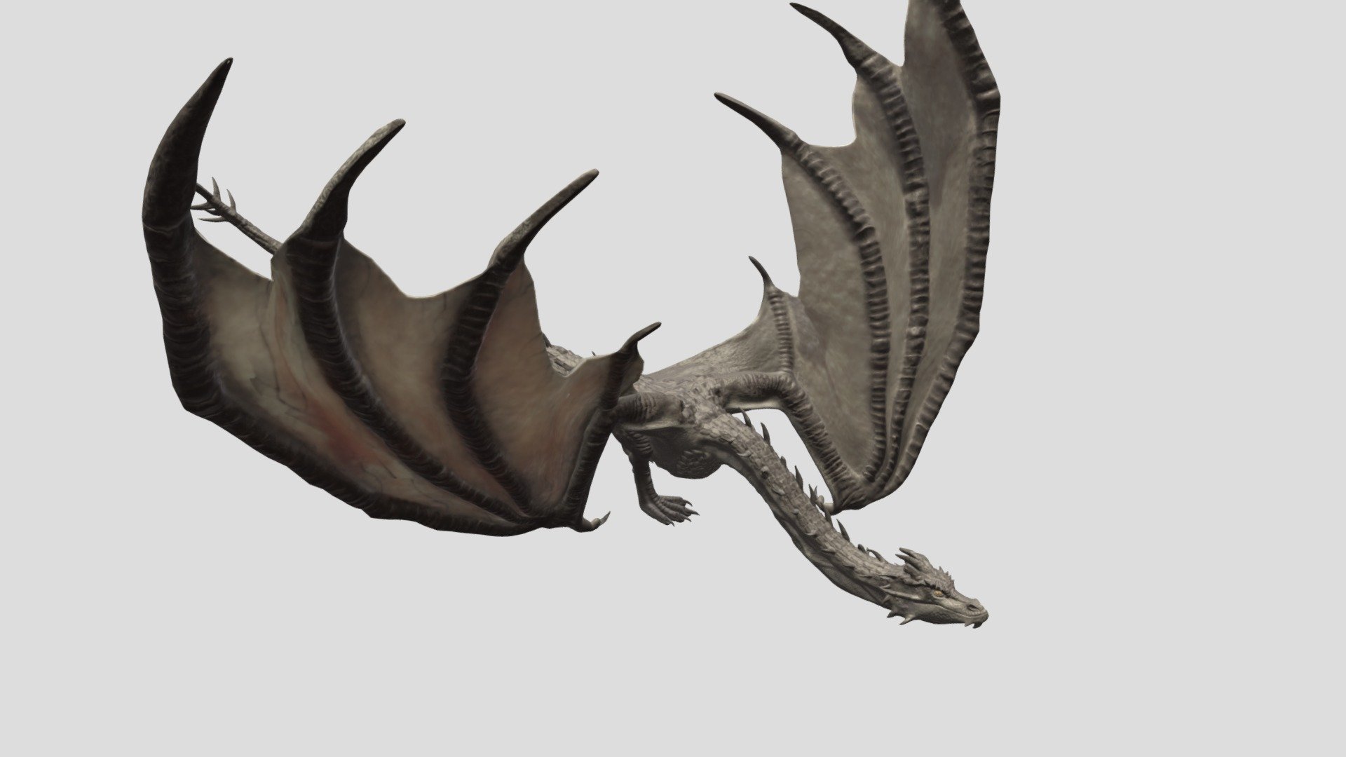 Smaug  like dragon 3d model