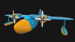 Toon sea plane 1