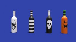 Halloween Themed Bottles