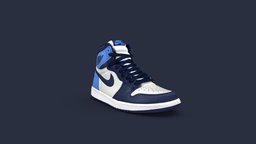 Air Jordan 1 Retro High Obsidian UNC