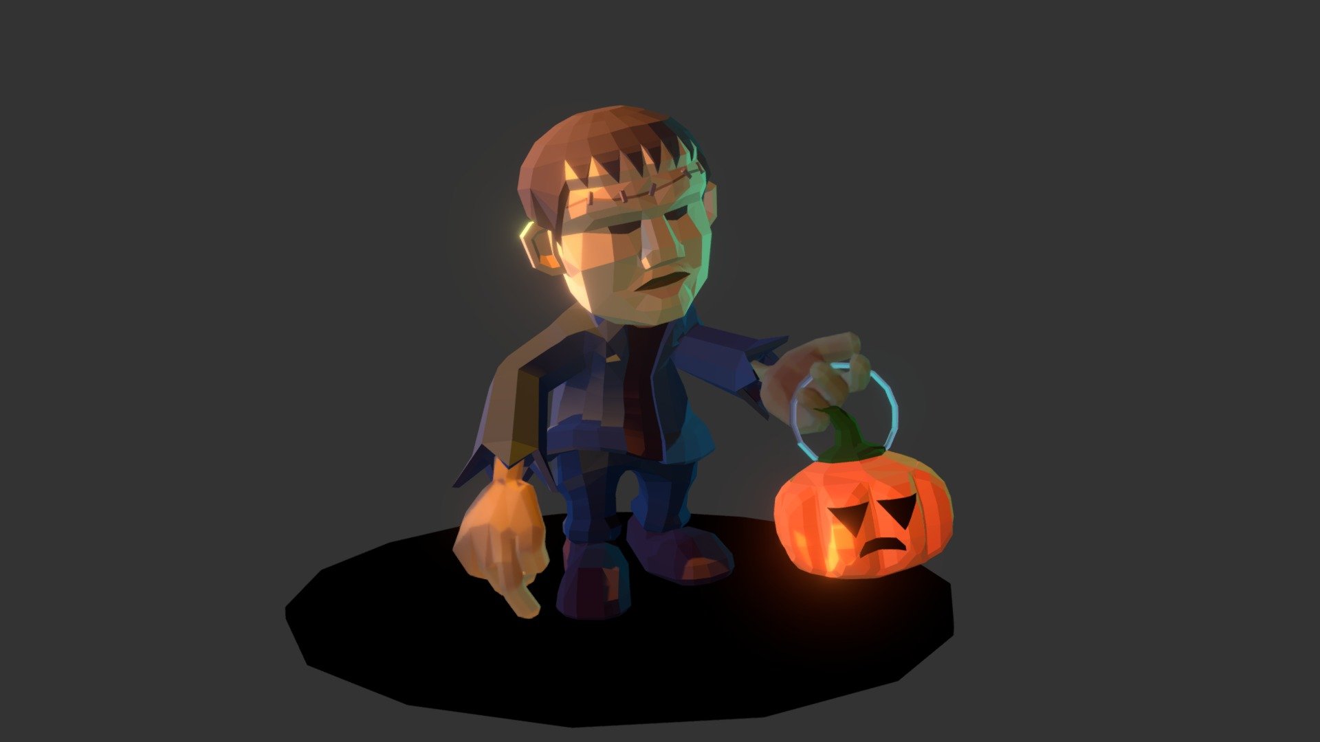 Frankenstein 3d model