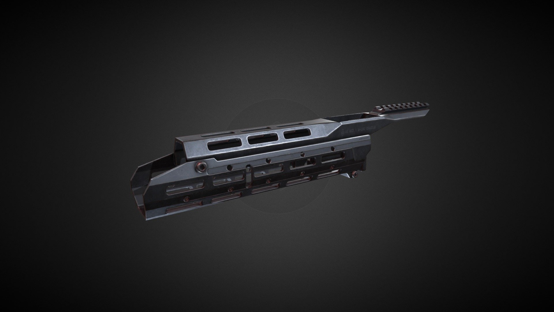 SAG MK21 AK Chassis 3d model