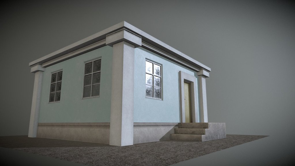 Modular House 3d model