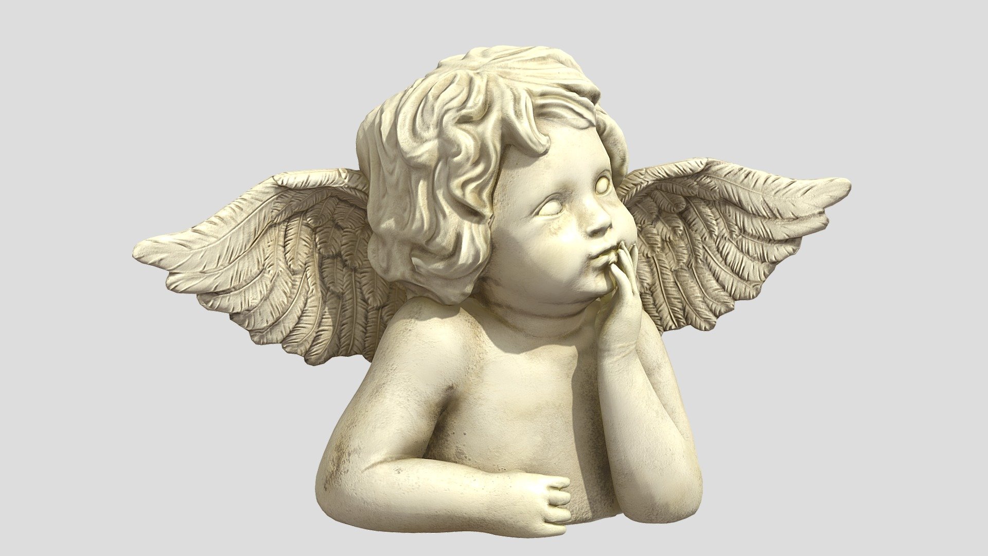 Putto Low Poly PBR Realistic 3d model