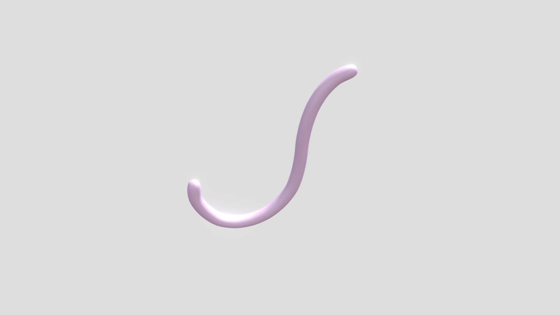 Pink cat tail (aphmau) 3d model