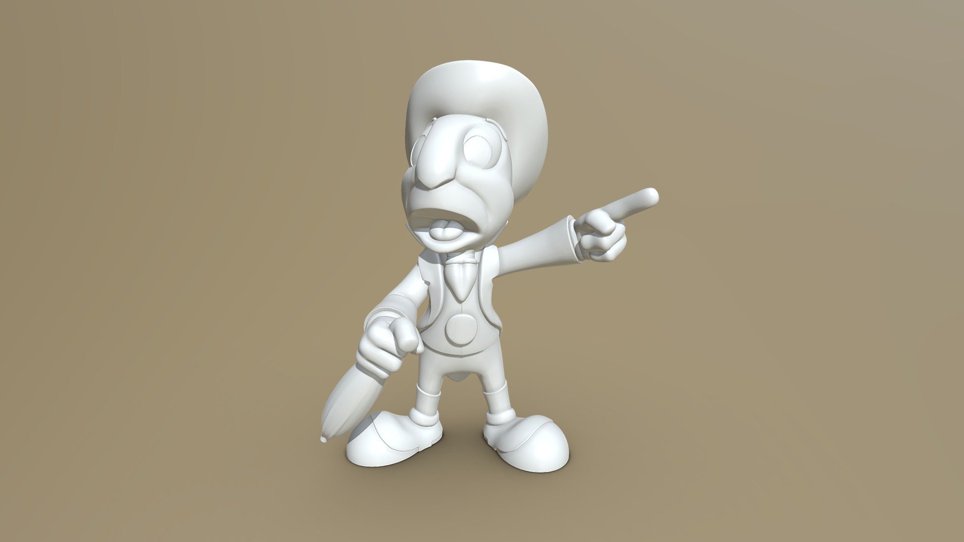 Jiminy Cricket 3d model