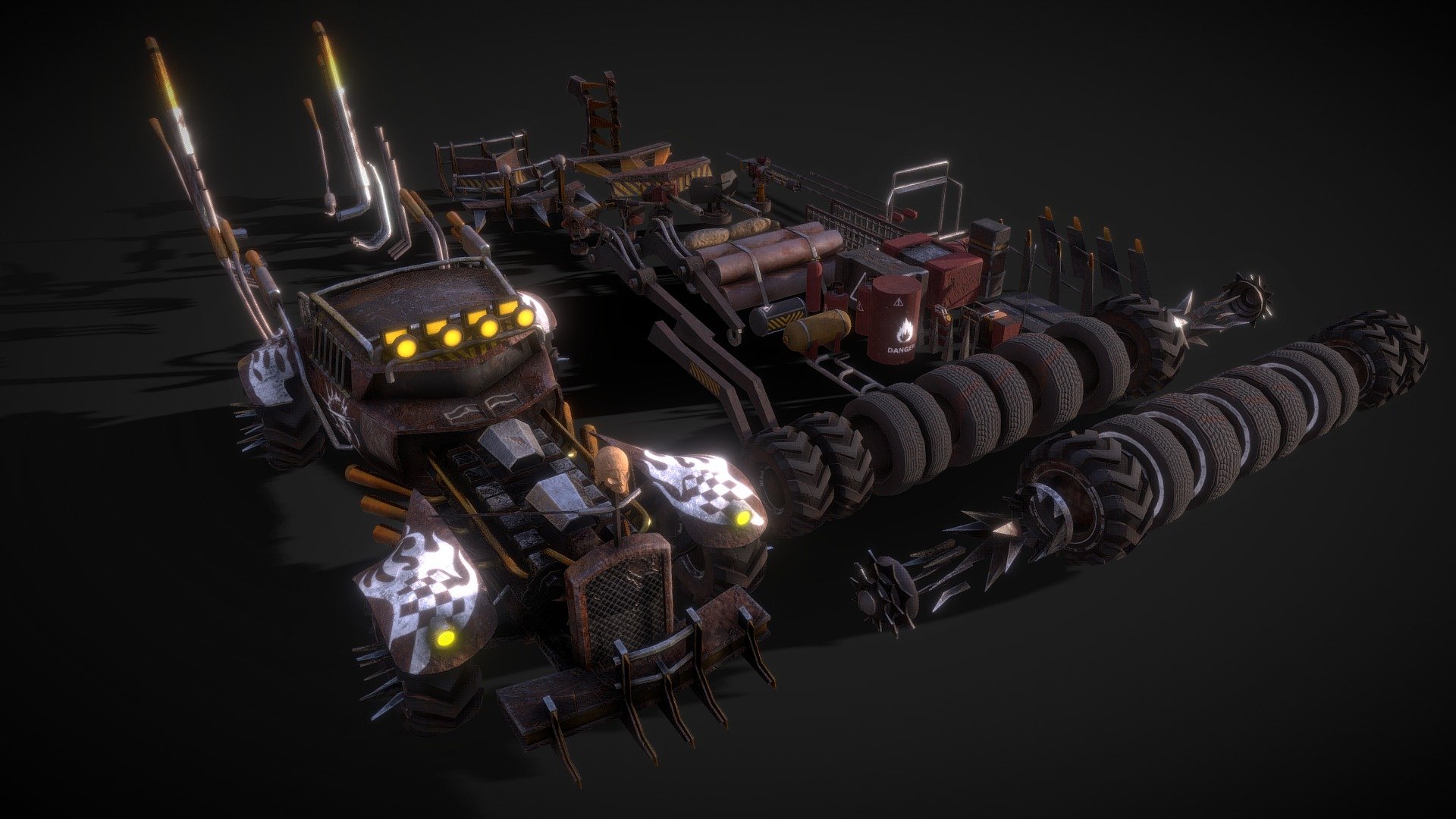 Apocalyptic Nux Modular Pack 3d model