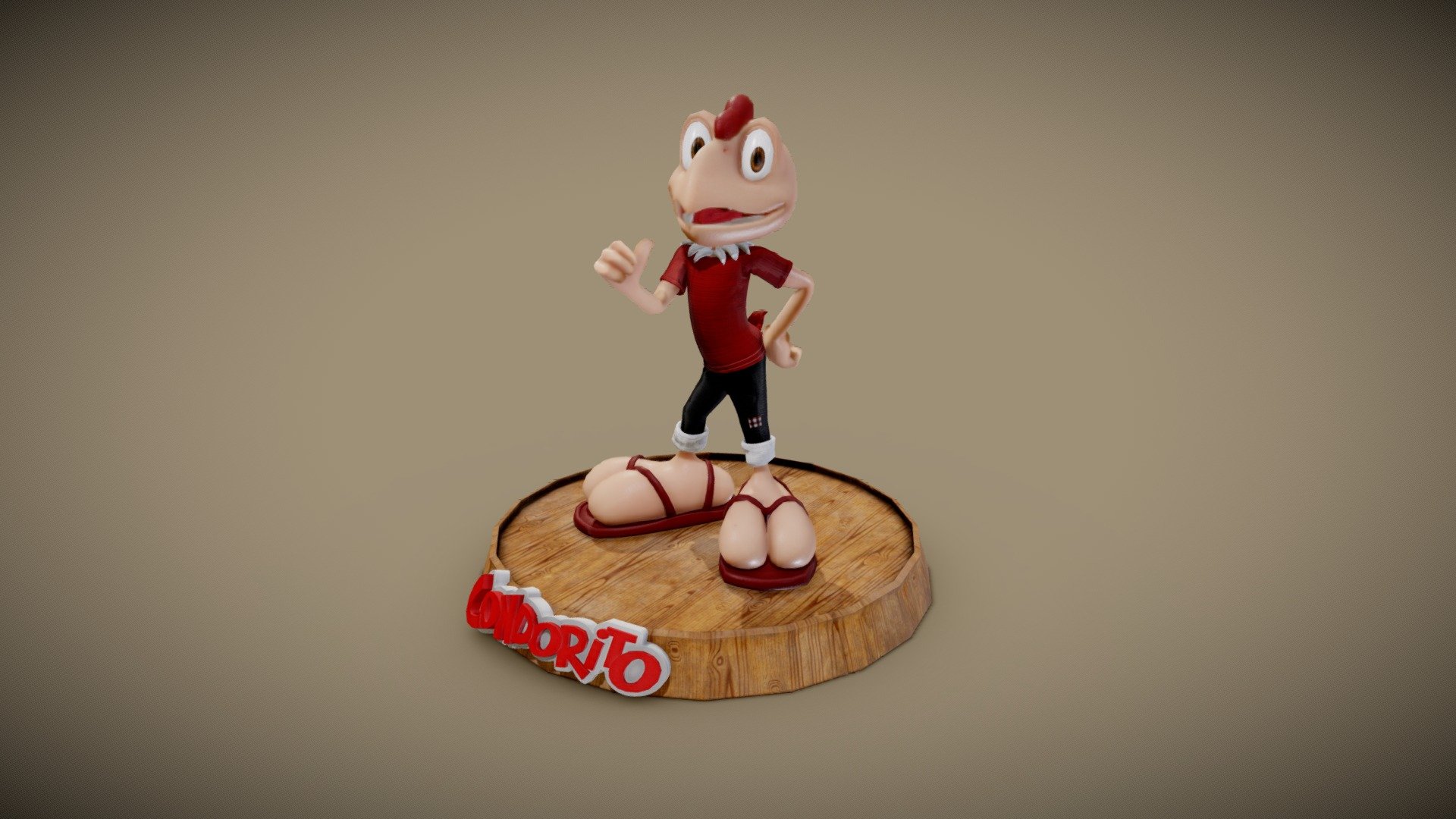 Condorito 3d model