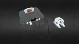 consola + control + cartucho nintendo 64