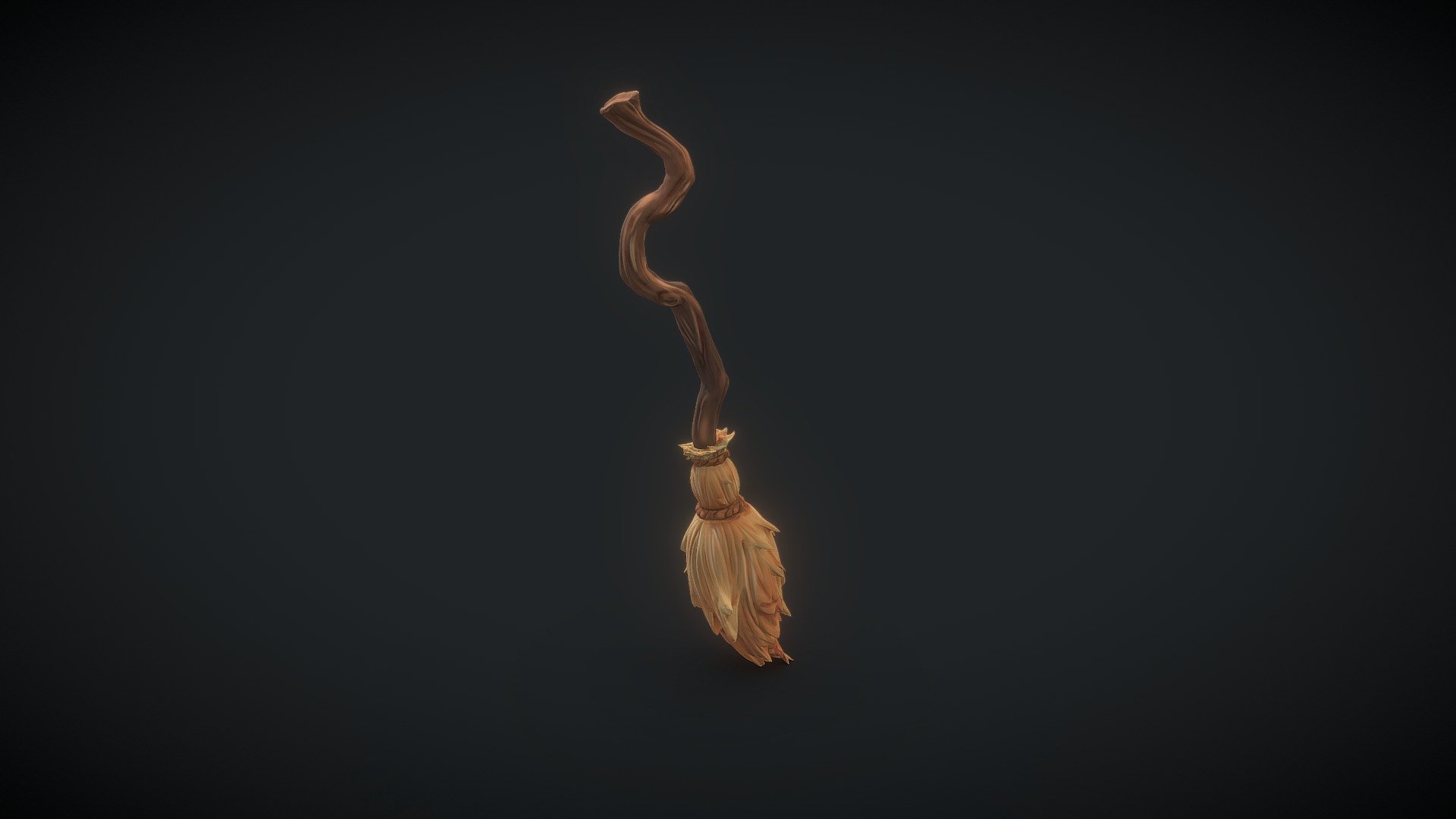 Adventurers camp: Broom 3d model