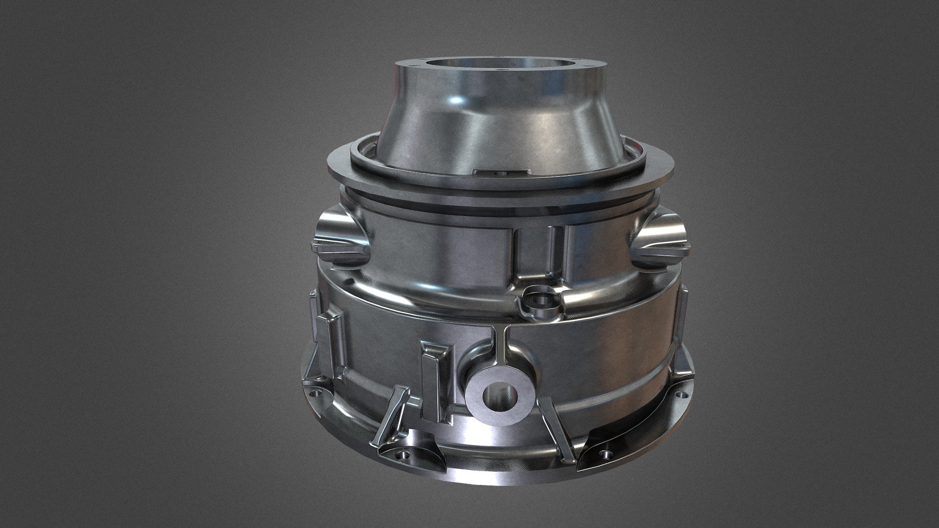 Aircraft starter casing 3d model