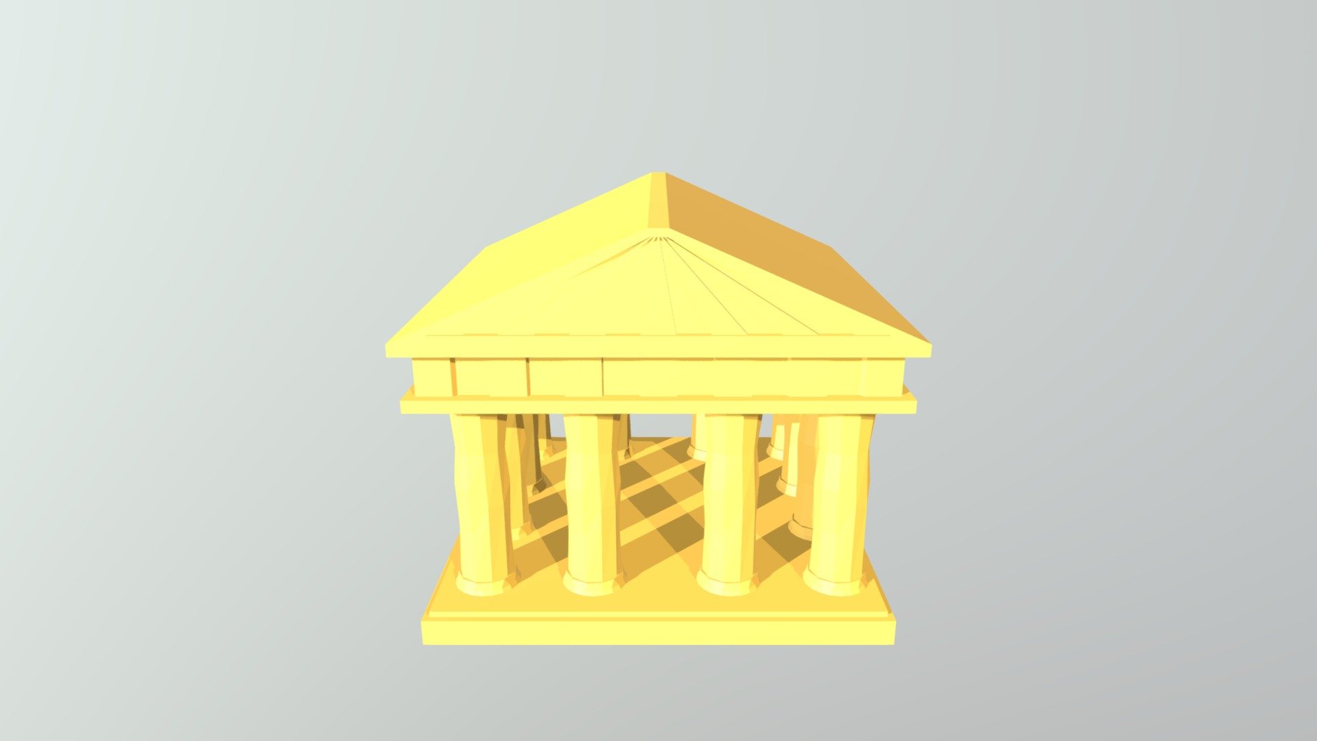 Temple 3d model