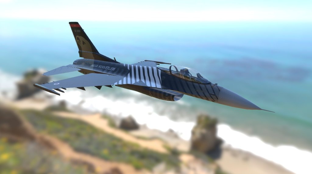 F16 Solo Türk 3d model