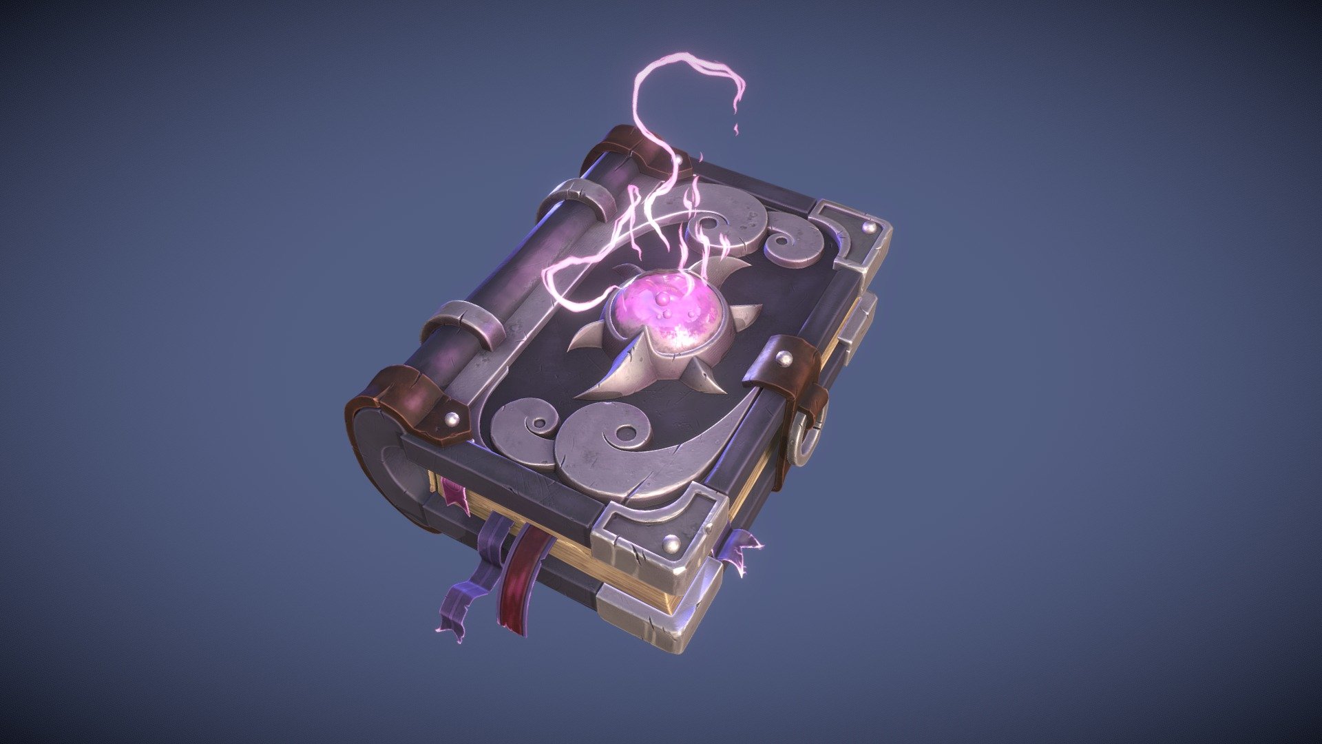 Magic Pink Book 3d model