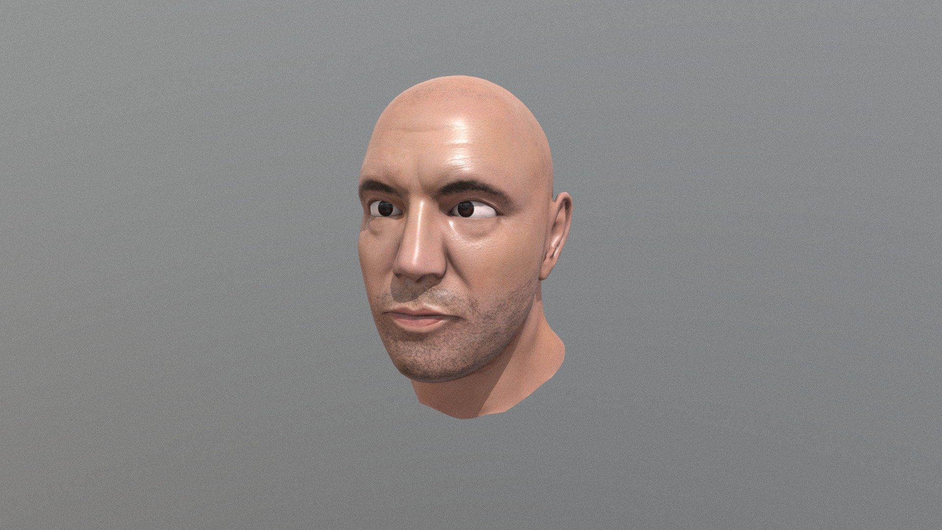 Joe Rogan Bust 3d model