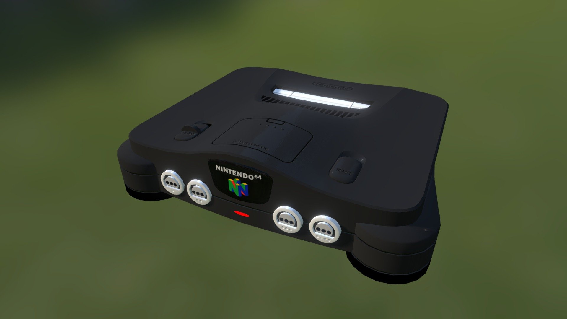 Nintendo 64 3d model