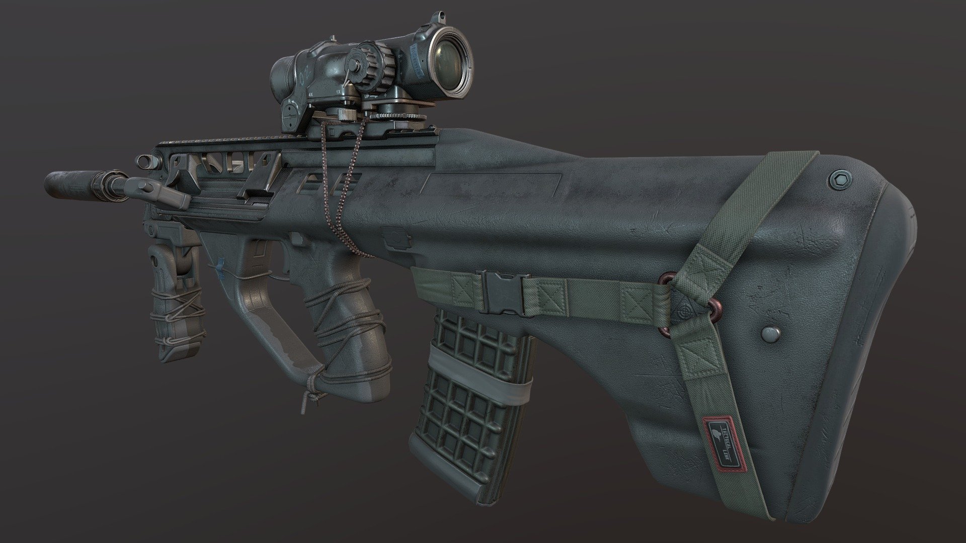 EF88 Rifle 3d model