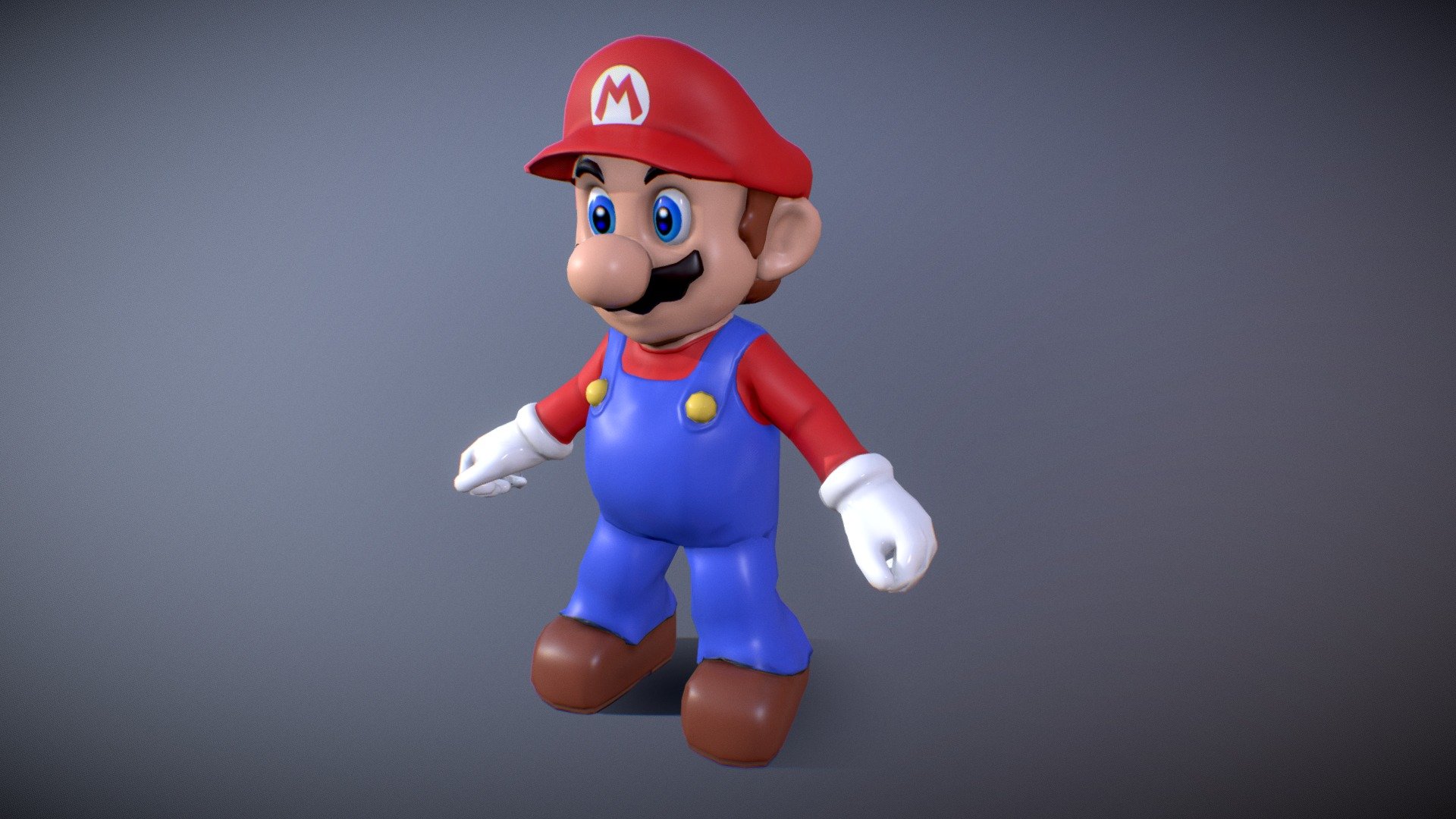 Classic Super Mario 64 3d model