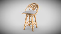 Lincoln brooks Tropicool Rattan Barstool