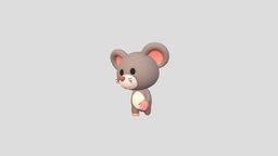 Character184 Rigged Rat