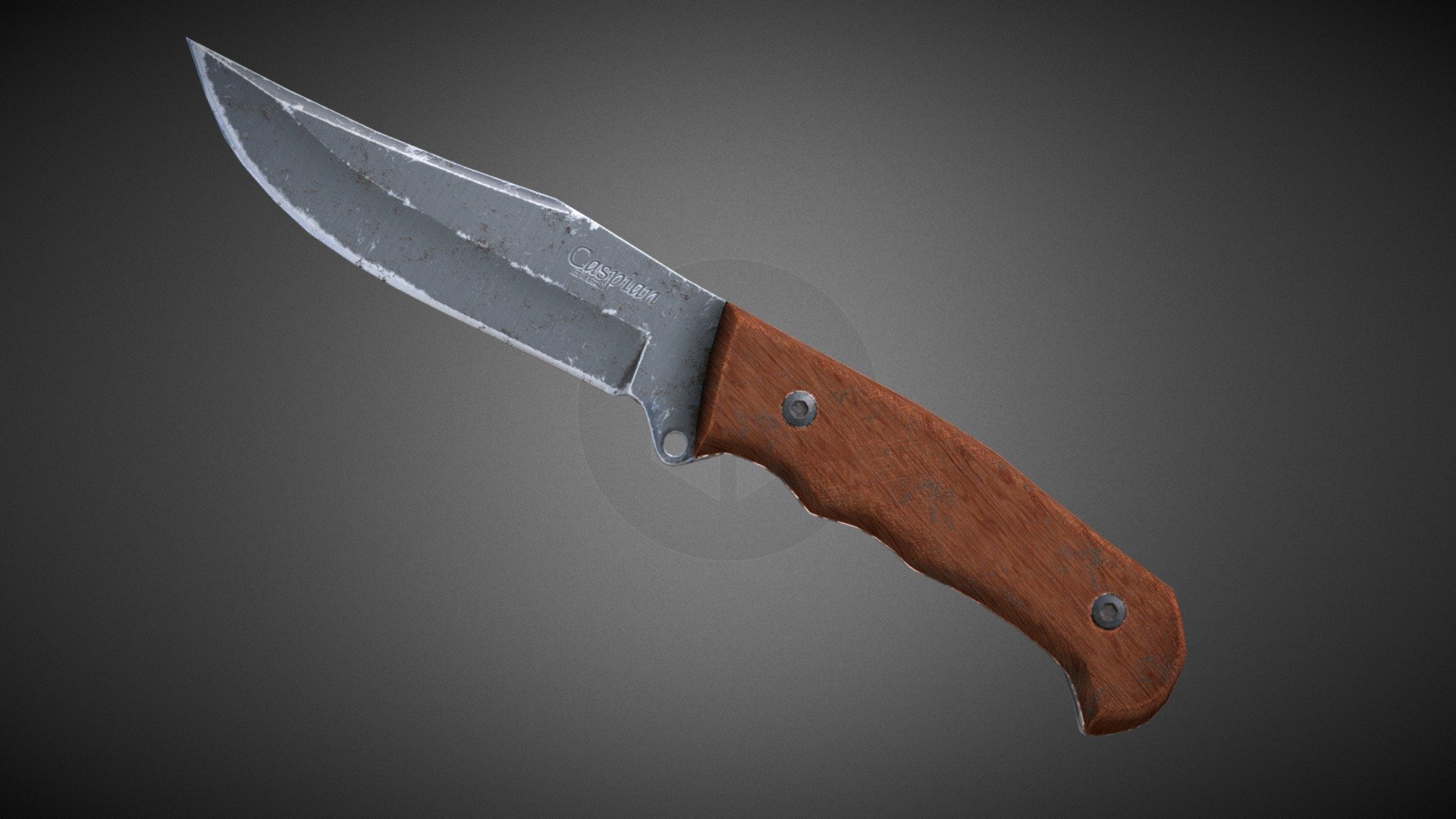 Caspian knife 3d model