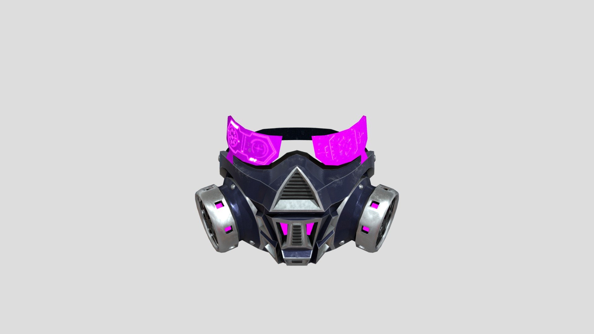 sci-fi mask respiratory 3d model