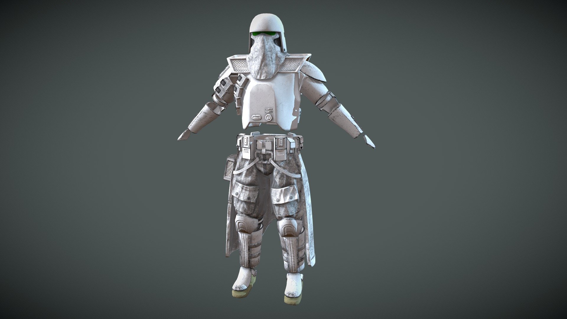 Galactic Marine 3d model