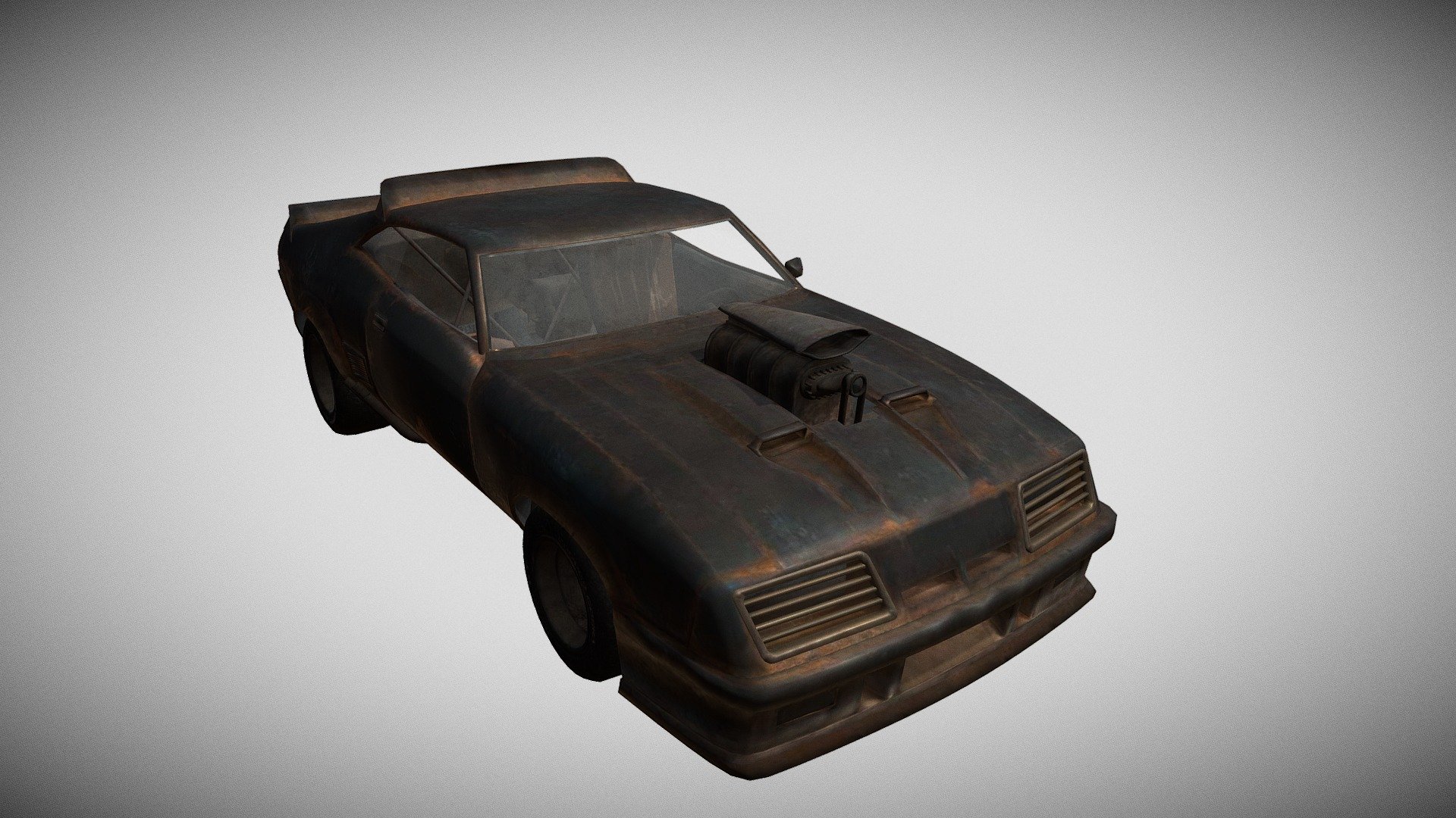 Ford Falcon XB GT Interceptor 3d model