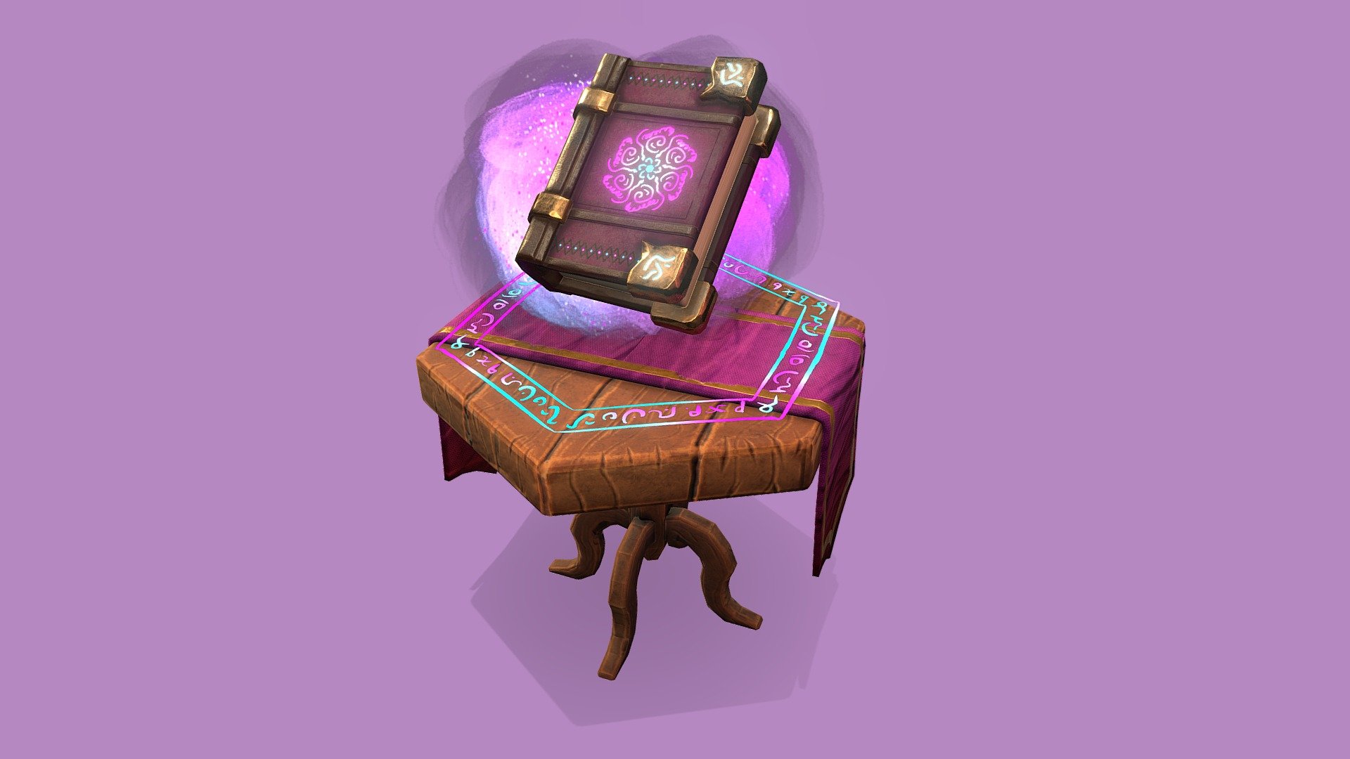 Spell Book 3d model