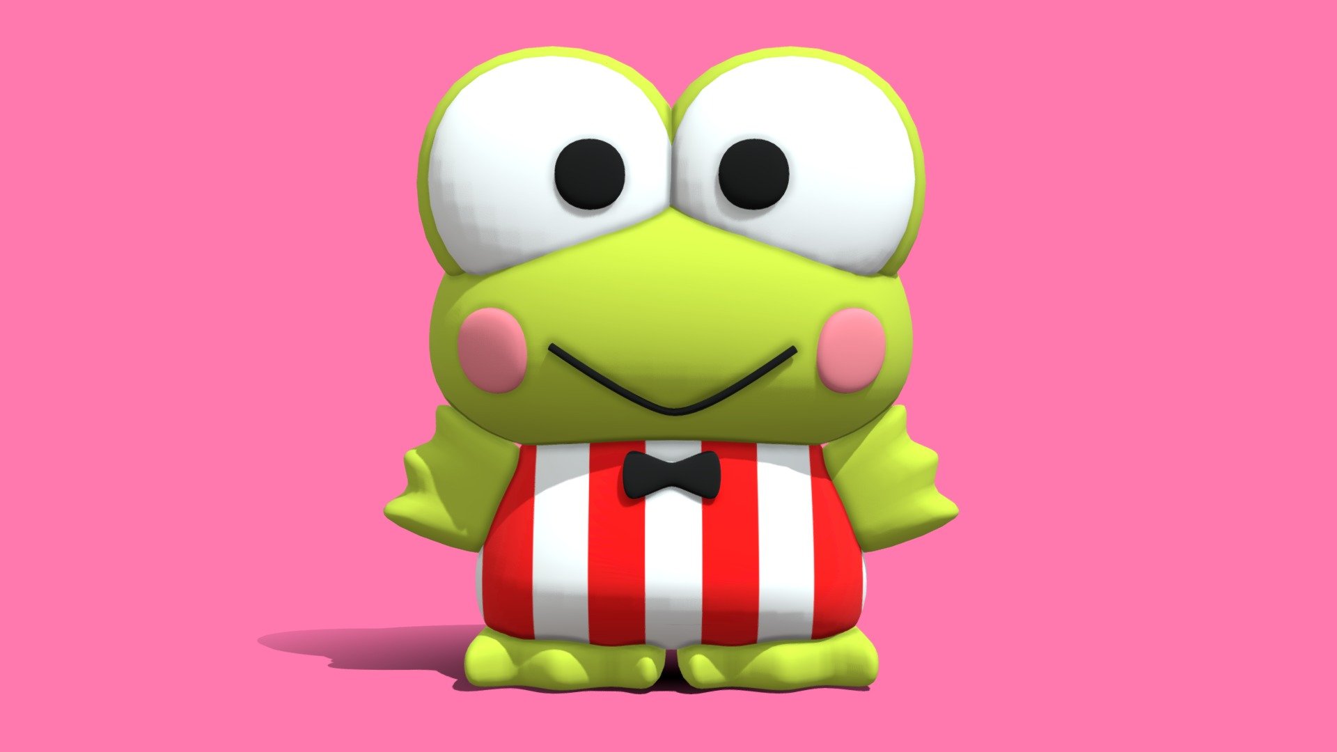 Sanrio Kero Kero Keroppi 3D Model 3d model