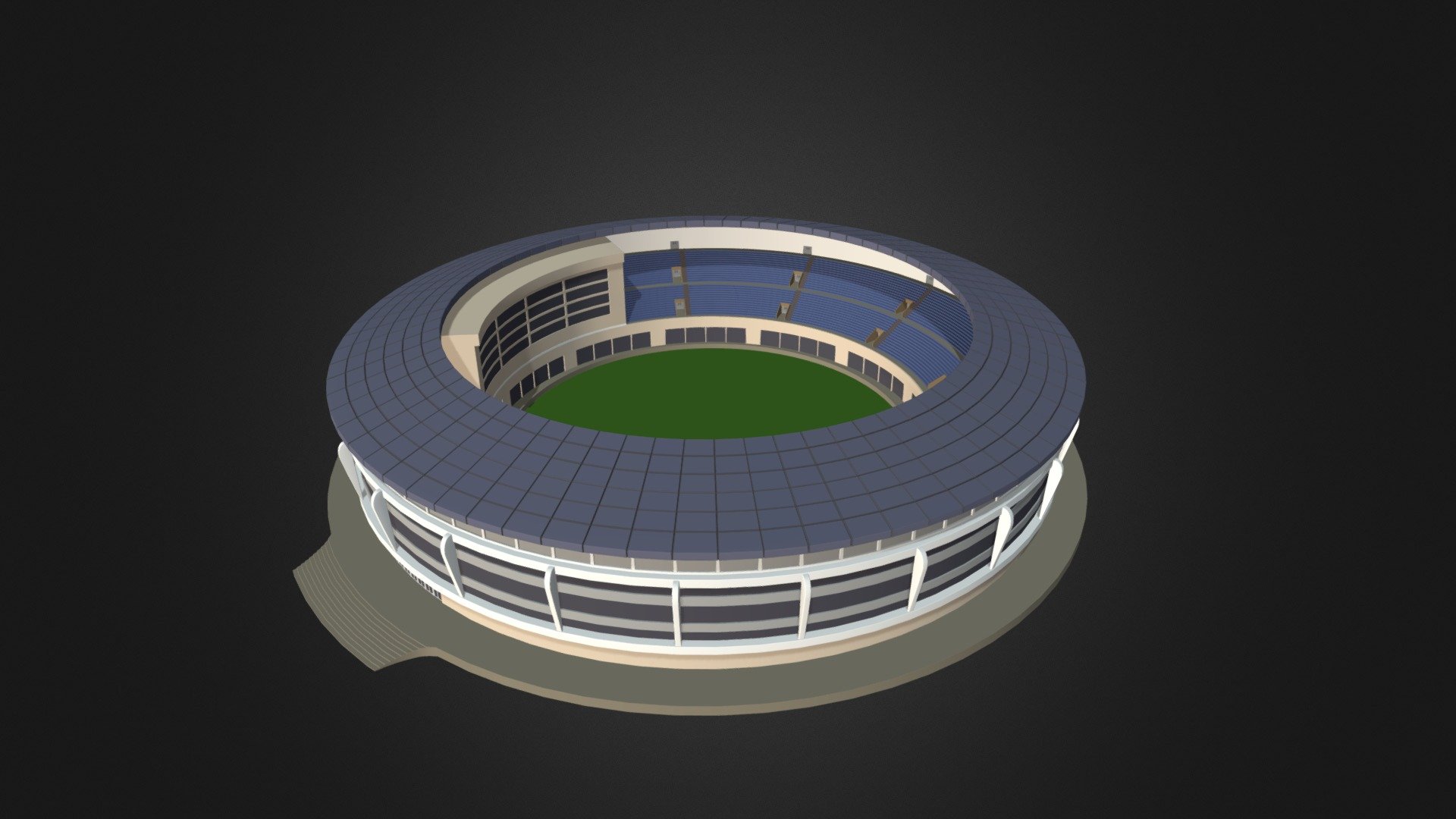 football stadium 3d model