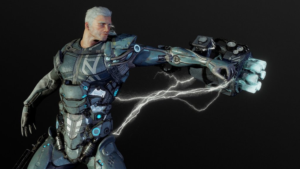 Benedict Beyond human challenge 3d model