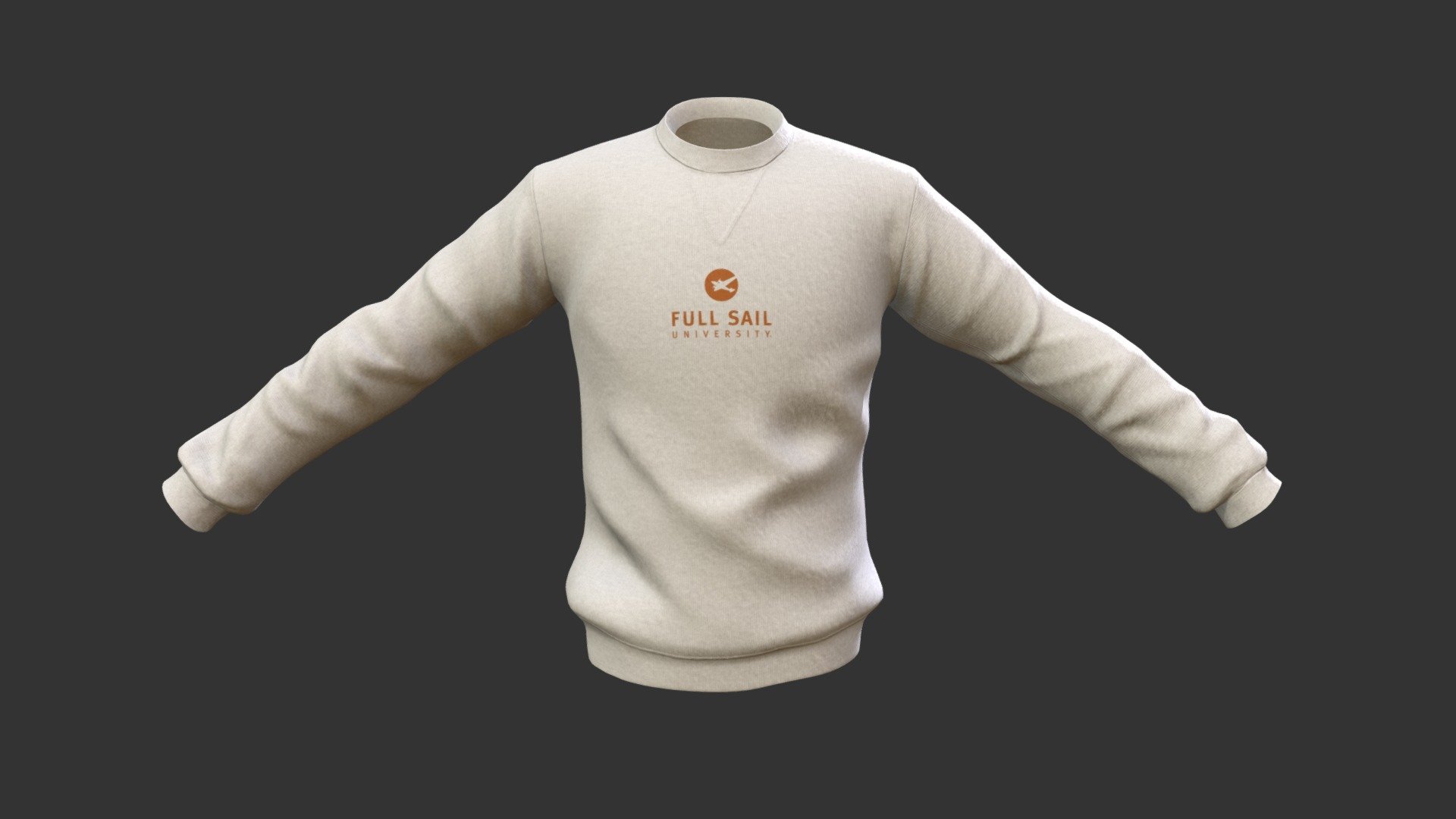 Full Sail Sweatshirt 3d model