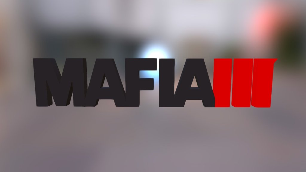 Mafia 3 Logo [Text] 3d model