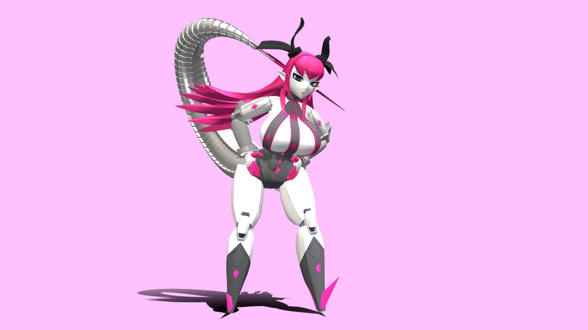 Mecha Eli Chan 3d model