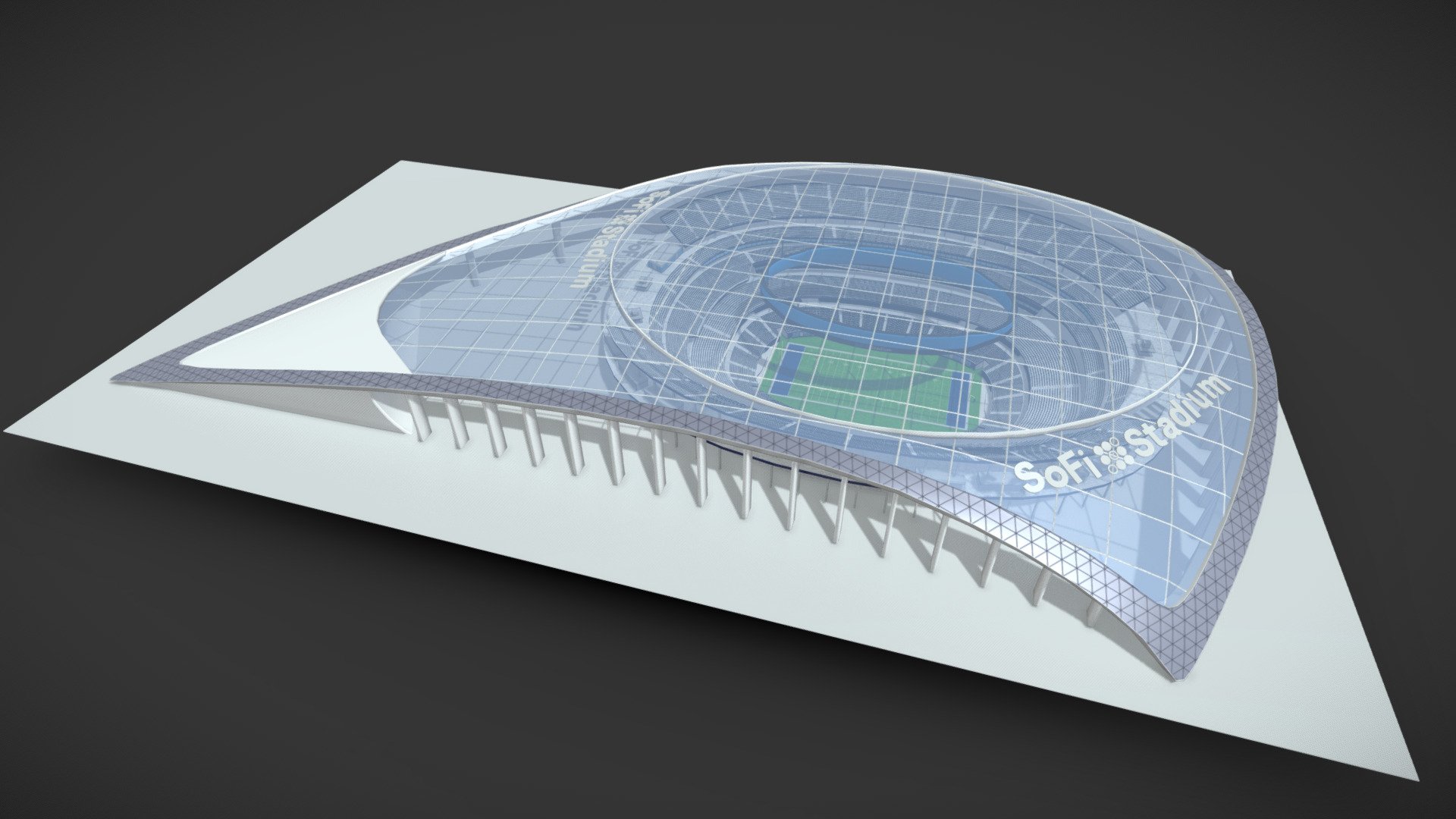 SoFi Stadium 3D 3d model